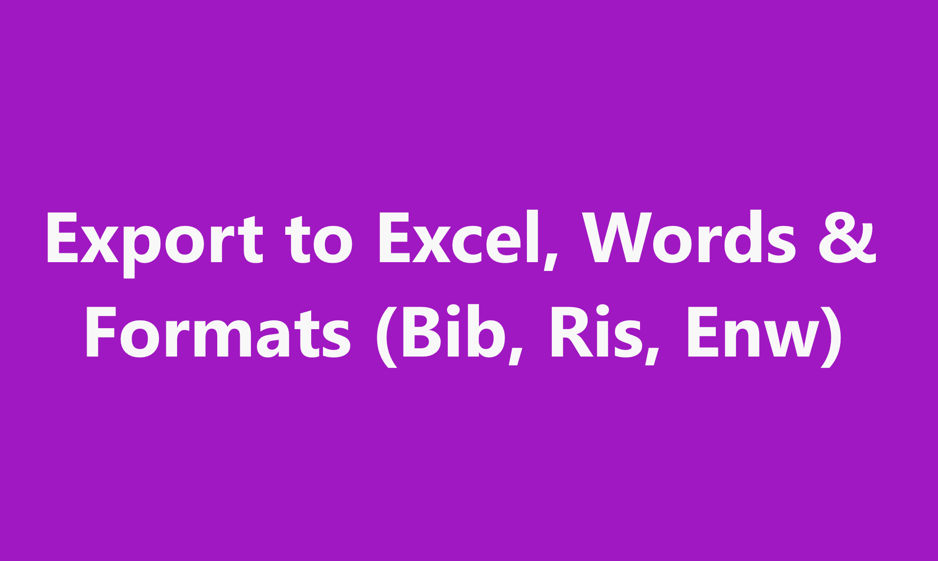 Export Preview