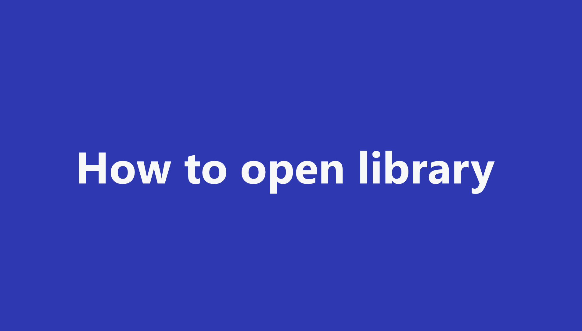 Add-in Open Library Preview