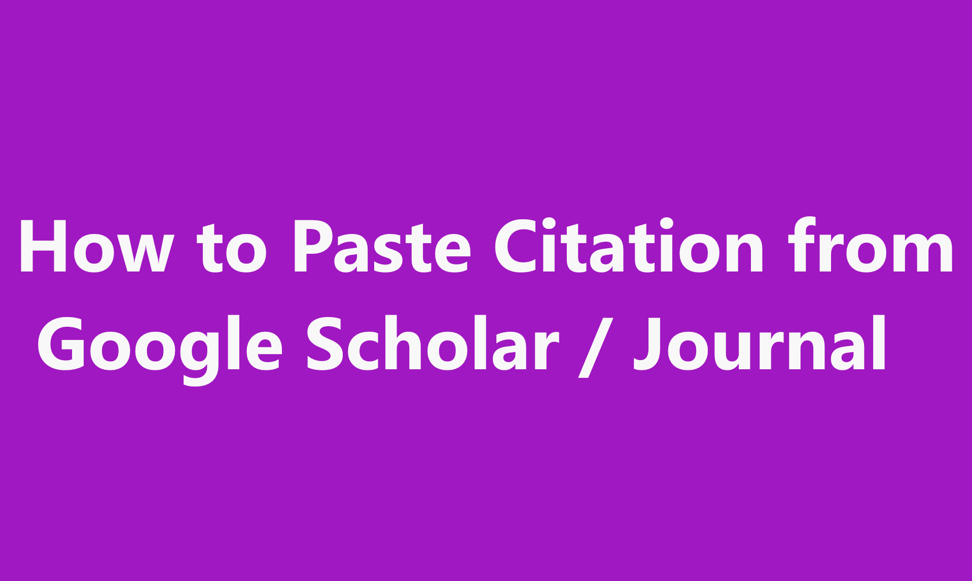 Paste Citation Preview